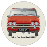 Ford Consul Capri 116E 1500GT 1962-64 Coaster 4